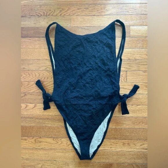 Free People Free-est NWOT black one piece swim suit size XL - Picture 11 of 13